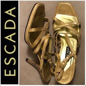 Escada Italian Leather Sandals